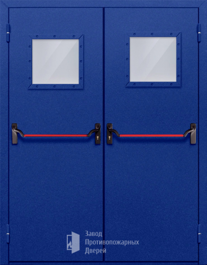 Фото двери «Двупольная со стеклом и антипаникой №53» в Туле