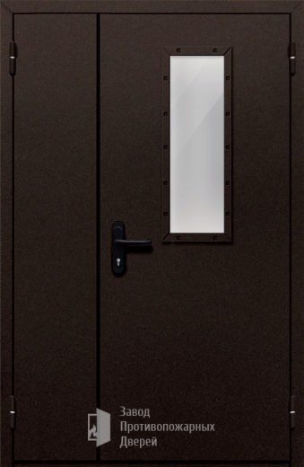 Фото двери «Полуторная со стеклом №210» в Туле