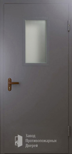 Фото двери «Техническая дверь №4 однопольная со стеклопакетом» в Туле