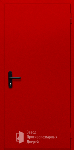 Фото двери «Однопольная глухая (красная)» в Туле