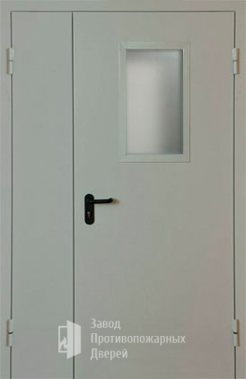 Фото двери «Полуторная со стеклом EI-30» в Туле