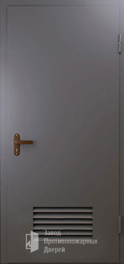 Фото двери «Техническая дверь №3 однопольная с вентиляционной решеткой» в Туле