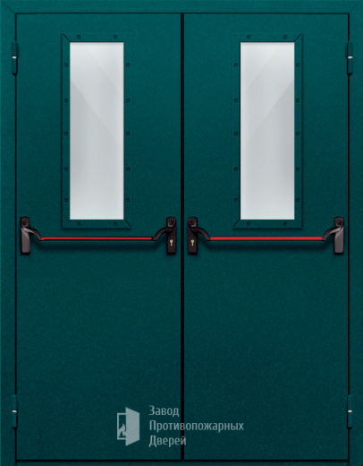 Фото двери «Двупольная со стеклом и антипаникой №66» в Туле