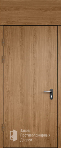 Фото двери «МДФ однопольная с фрамугой №28» в Туле