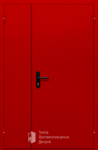 Фото двери «Полуторная глухая (красная)» в Туле