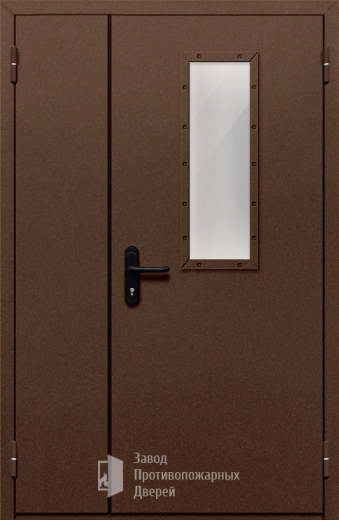 Фото двери «Полуторная со стеклом №28» в Туле