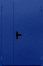 Фото двери «Полуторная глухая (синяя)» в Туле
