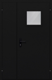 Фото двери «Полуторная со стеклом №84» в Туле