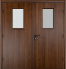 Фото двери «Двупольная МДФ со стеклом EI-30» в Туле