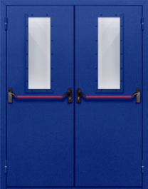 Фото двери «Двупольная со стеклом и антипаникой №63» в Туле