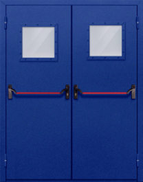 Фото двери «Двупольная со стеклом и антипаникой №53» в Туле