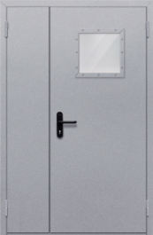 Фото двери «Полуторная со стеклопакетом» в Туле