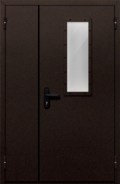 Фото двери «Полуторная со стеклом №210» в Туле