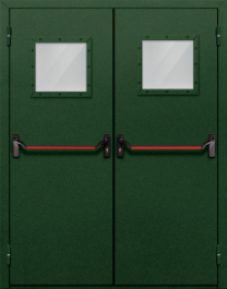Фото двери «Двупольная со стеклом и антипаникой №59» в Туле