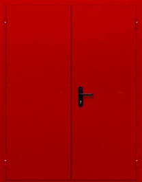 Фото двери «Двупольная глухая (красная)» в Туле