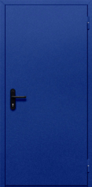 Фото двери «Однопольная глухая (синяя)» в Туле