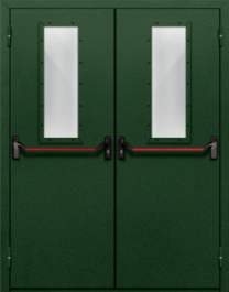 Фото двери «Двупольная со стеклом и антипаникой №69» в Туле